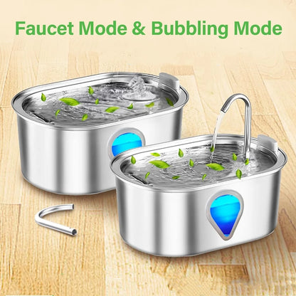 FeliFlow™ 3.5L Cat Water Fountain with LED Light